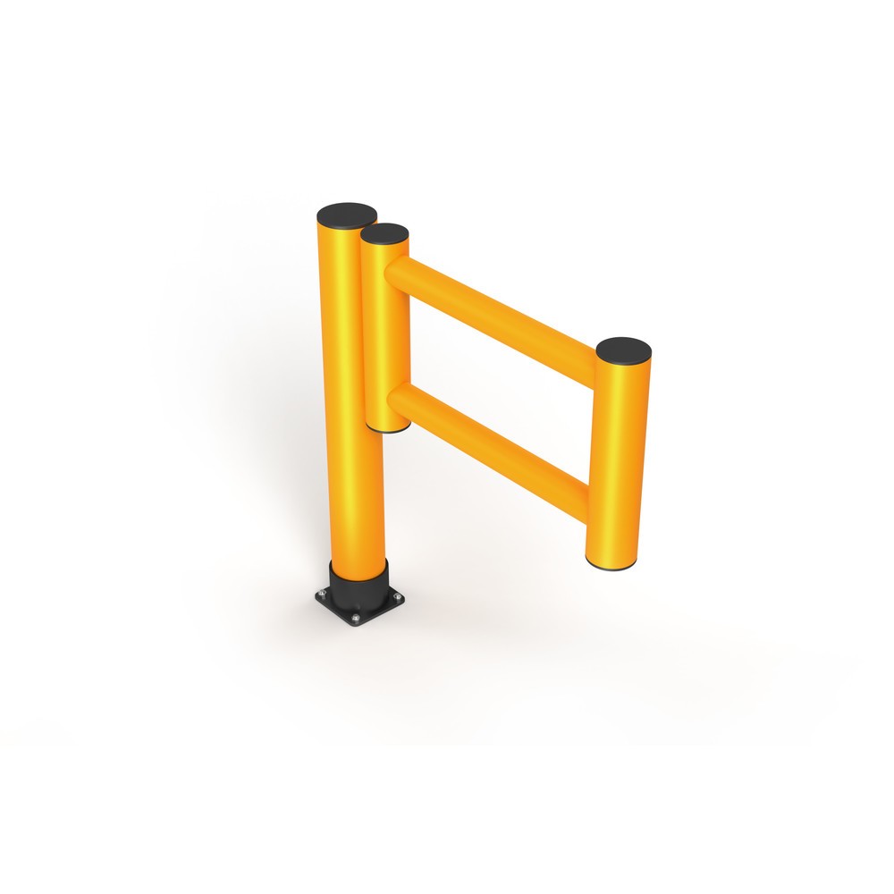 Produktabbildung Nr. 5: A.M.P.E.R.E. Schwingtür Rack Mammut® für Rammschutzgeländer Rack Mammut®, Innen- und Außenbereich Anschlag rechts, HxL 1.100 x 1.000 mm