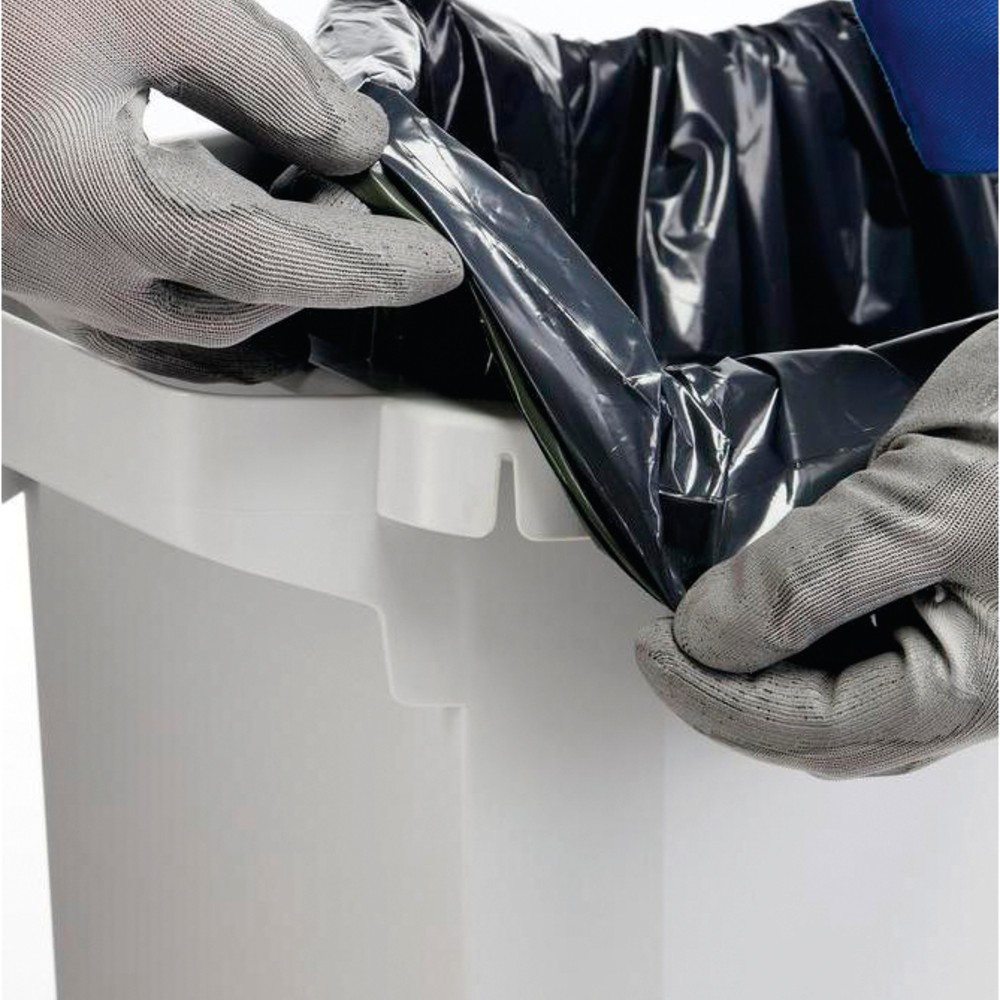 Produktabbildung Nr. 2: Abfall- und Wertstoffbehälter DURABIN 60 Liter, mit Deckel, PP, grau/blau