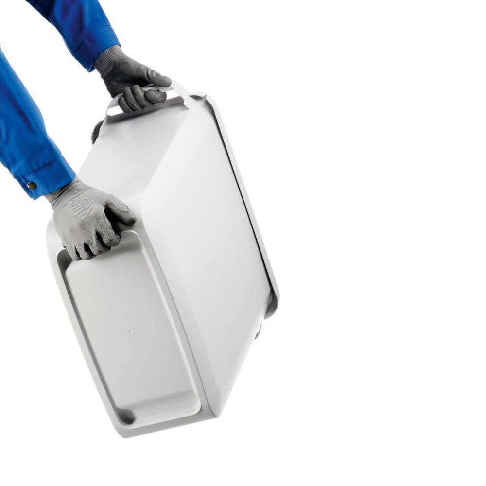 Produktabbildung Nr. 3: Abfall- und Wertstoffbehälter DURABIN 60 Liter, mit Deckel, PP, grau/blau