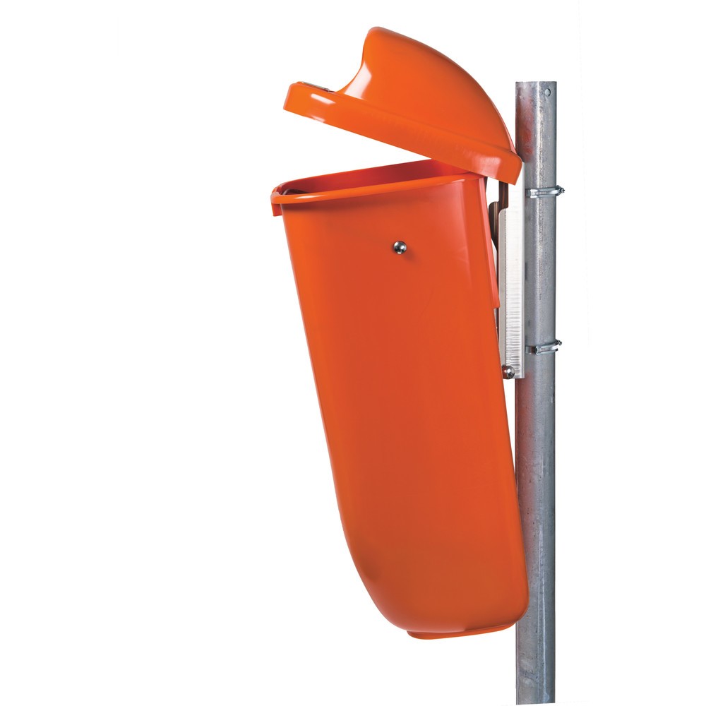 Produktabbildung Nr. 3: Abfallbehälter aus Kunststoff, 50 Liter, orange