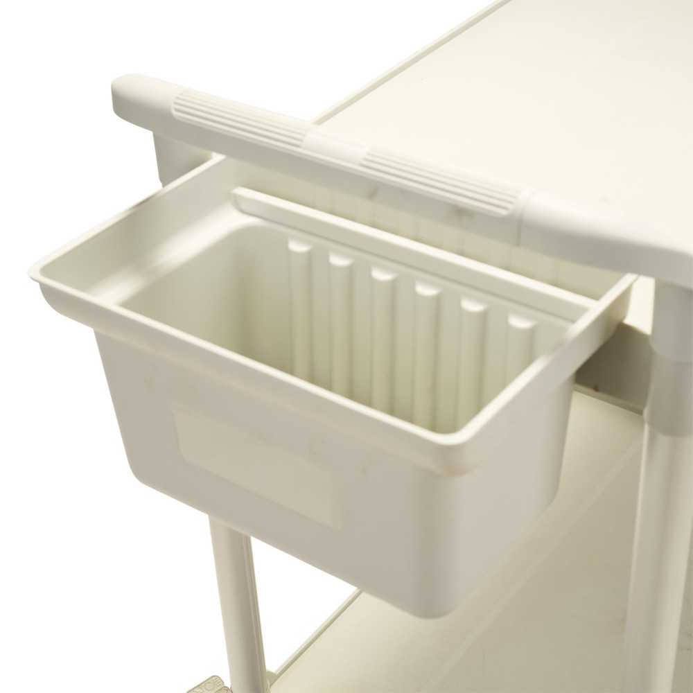 Produktabbildung Nr. 2: Abfallbox klein 808US grau-weiß (350 x 240 x 200 mm)
