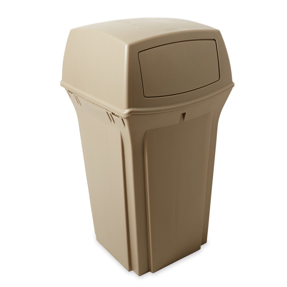 Produktabbildung Nr. 1: Abfallcontainer Rubbermaid Ranger®, 2 Einwurfklappen, 132,5 l, beige