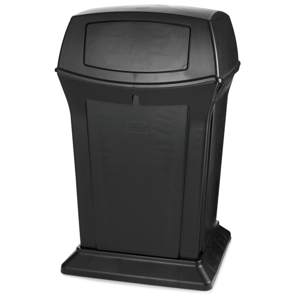 Produktabbildung Nr. 1: Abfallcontainer Rubbermaid Ranger®, 2 Einwurfklappen, 170,3 l, schwarz