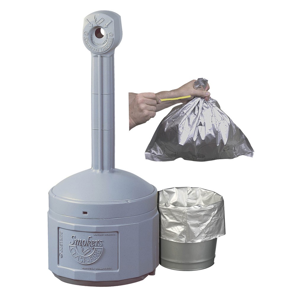 Produktabbildung Nr. 4: Abfallsäcke für Justrite® Sicherheits-Standascher, alubeschichtet, 10er-Pack