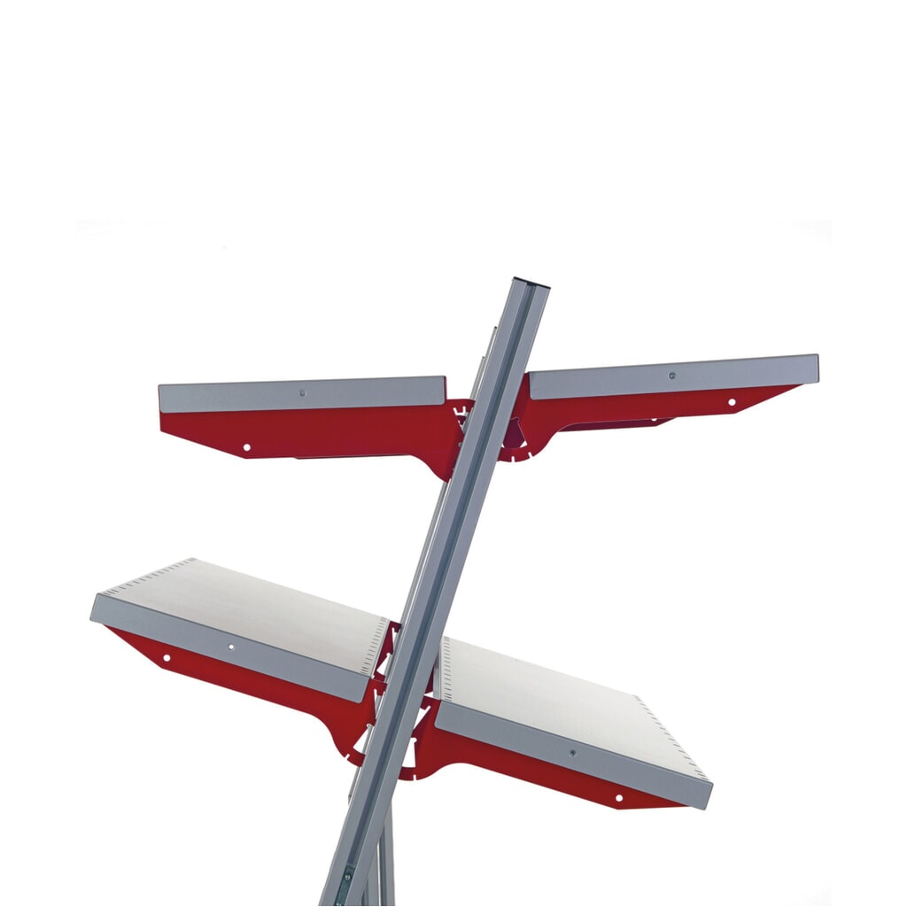 Produktabbildung: Ablageboden für Rocholz Packtische SYSTEM FLEX, BxT 800 x 300 mm