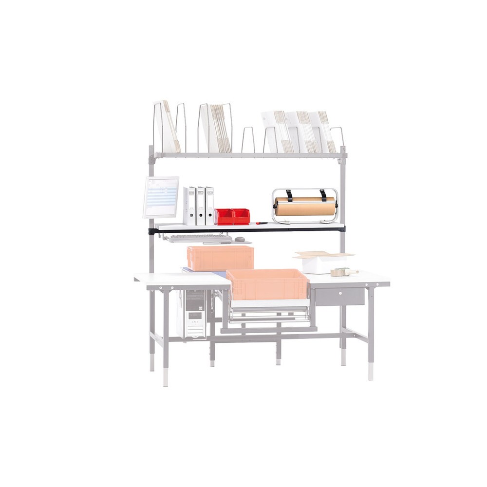 Produktabbildung Nr. 5: Ablagebord für Rocholz Packtisch-System, Holz, HxBxT 30 x 1.600 x 400 mm