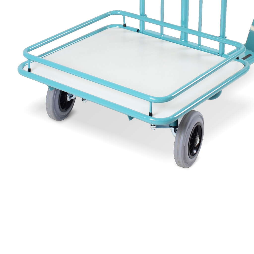 Abnehmbare Ladezarge für Betriebsroller Ameise®, türkisblau Produktabbildung: Abnehmbare Ladezarge für Betriebsroller Ameise®, türkisblau