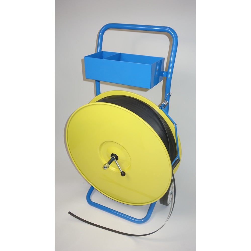 Produktabbildung: Abrollwagen für Umreifungsbänder, Standard/Komfort, f. Bandbreite 13, 16 + 19 mm