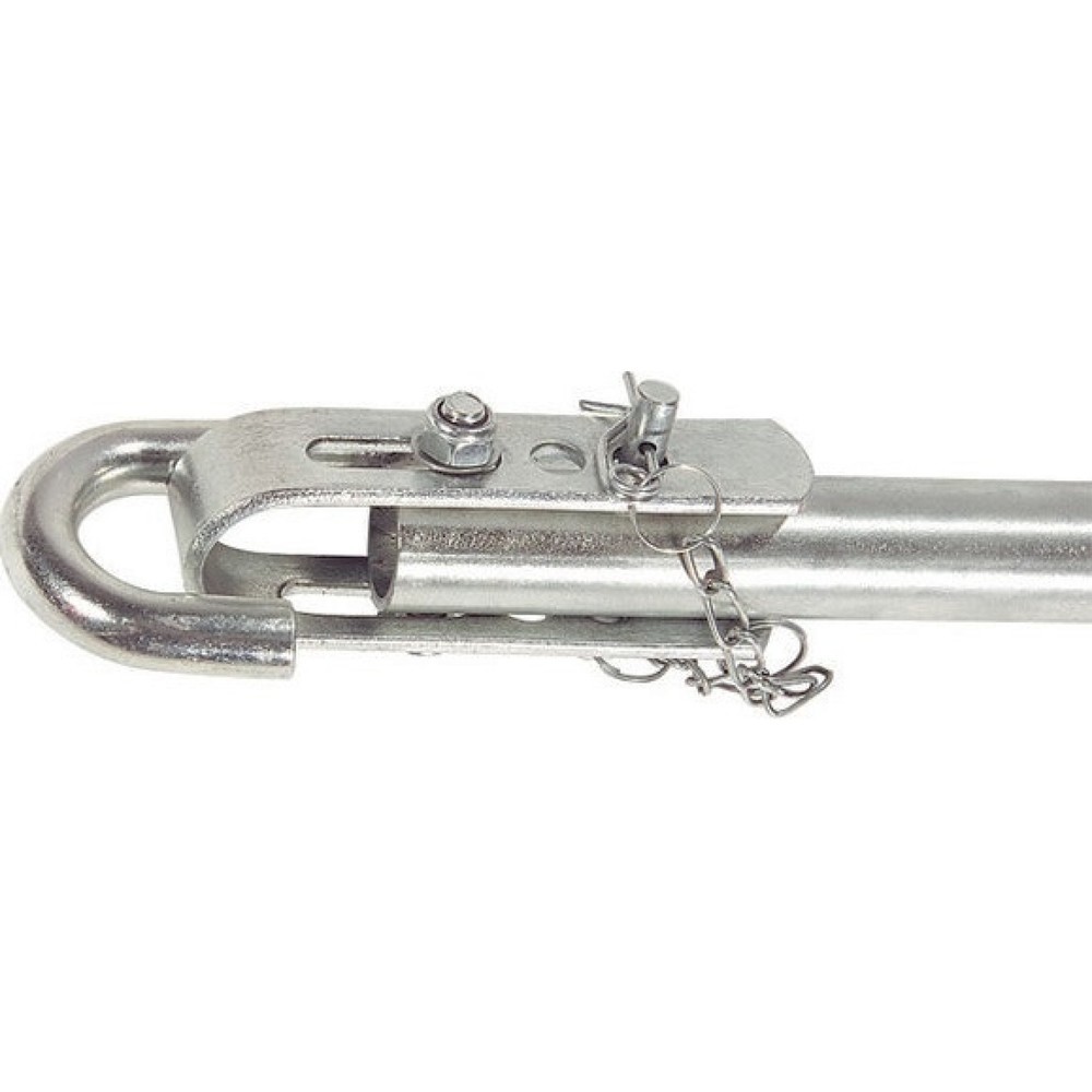 Produktabbildung Nr. 2: Abschleppstange, verzinkt, L1,8xB70xH55mm