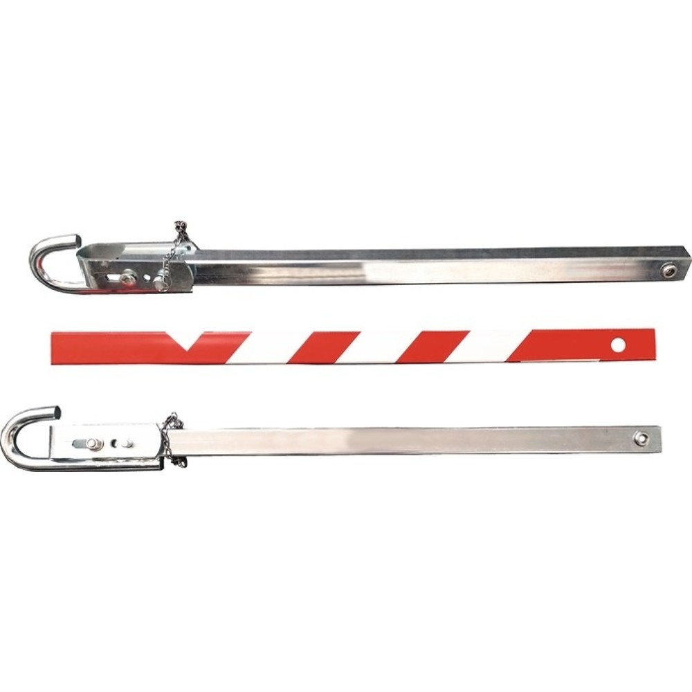 Produktabbildung: Abschleppstange, L750xB170xH60mm, Stahl verzinkt, mit Aufbewhrungstasche, Gewicht 1,1 kg rot-weiß