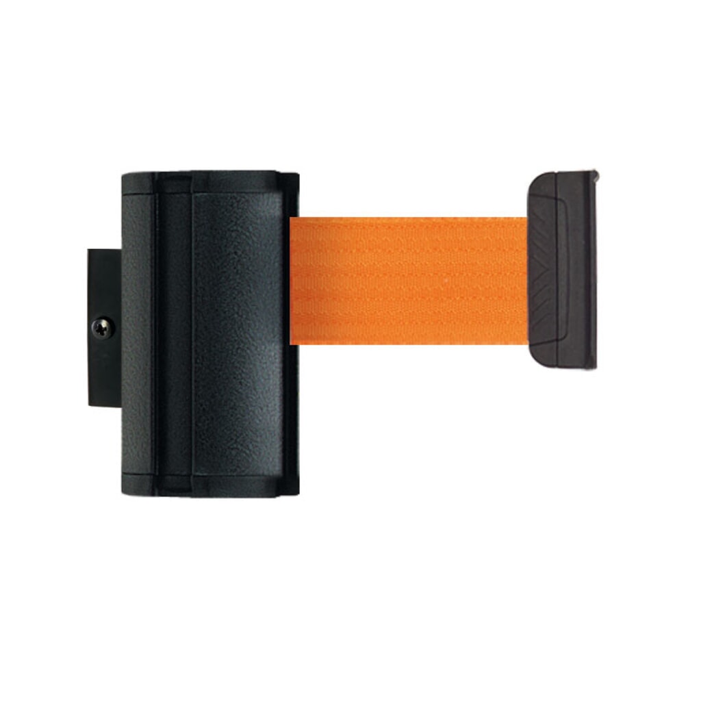 Produktabbildung: Absperr-Wandgurt L zum Einhängen, Länge 3,7 m, orange