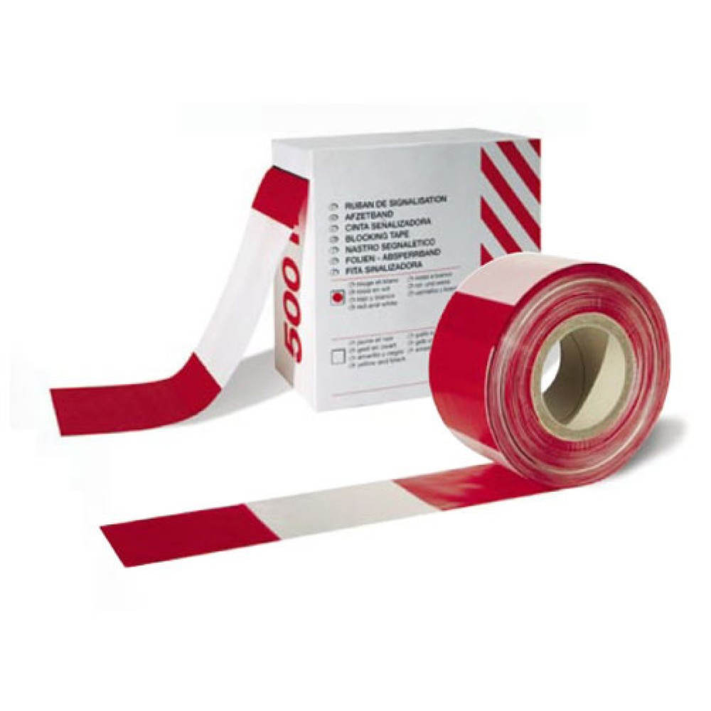 Produktabbildung: Absperrband, rot/weiß
