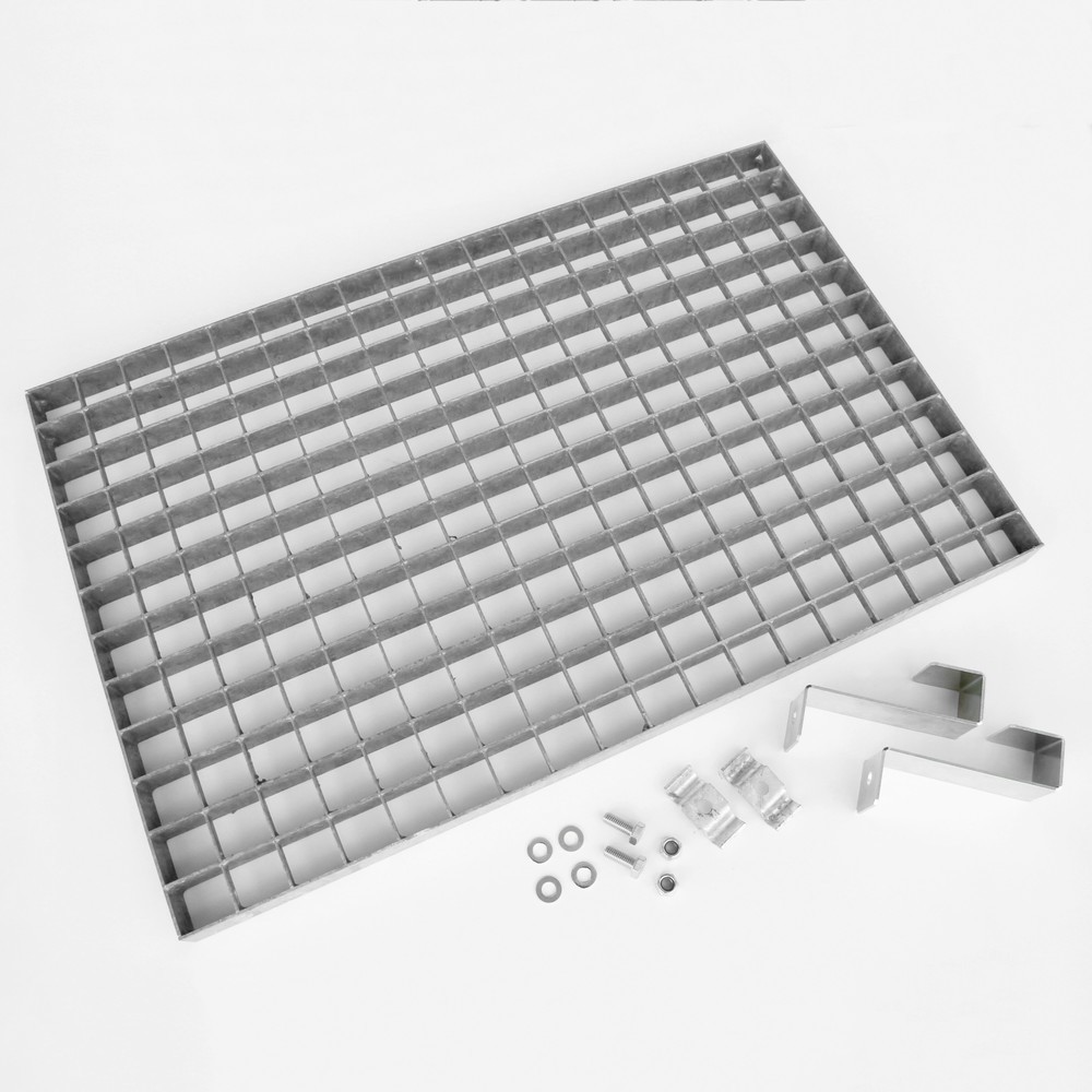 Produktabbildung: Abstreifrost für Stiefelreiniger CEMO, HxBxT 145 x 600 x 430 mm