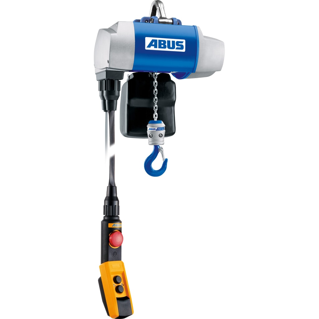 Produktabbildung: ABUS Elektrokettenzug GM2, stationär, TK 125 kg, 3 m Hakenweg