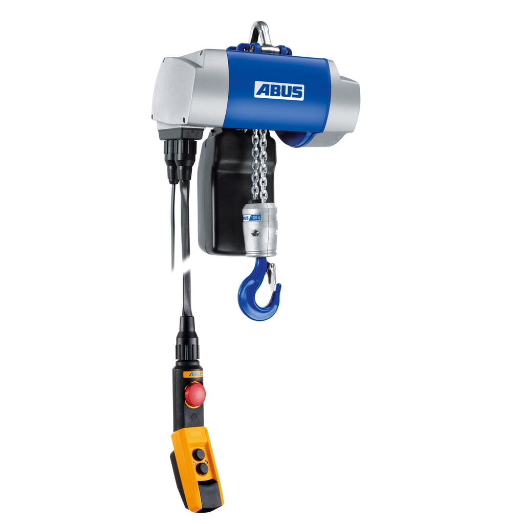 ABUS Elektrokettenzug GM4, stationär, TK 500 kg, 3 m Hakenweg Produktabbildung: ABUS Elektrokettenzug GM4, stationär, TK 500 kg, 3 m Hakenweg