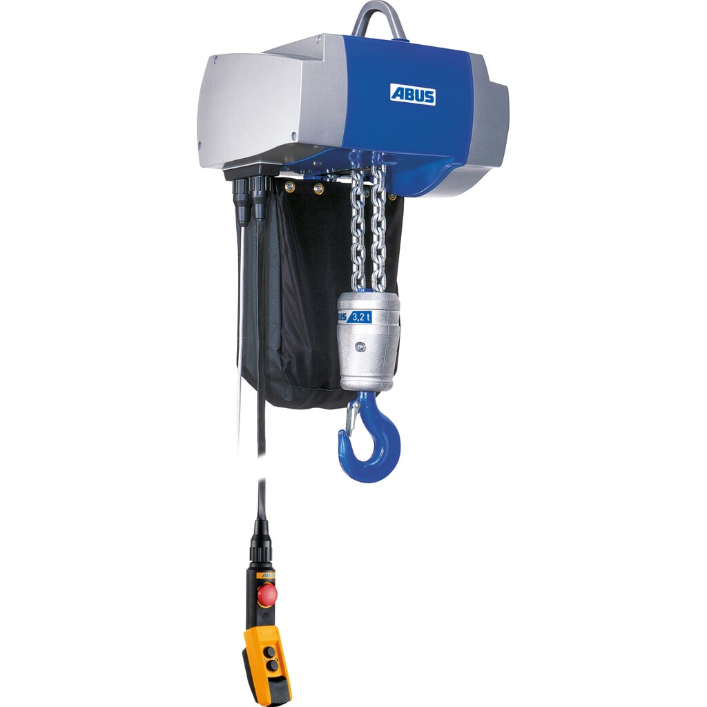Produktabbildung: ABUS Elektrokettenzug GM8, stationär, TK 3.200 kg, 3 m Hakenweg