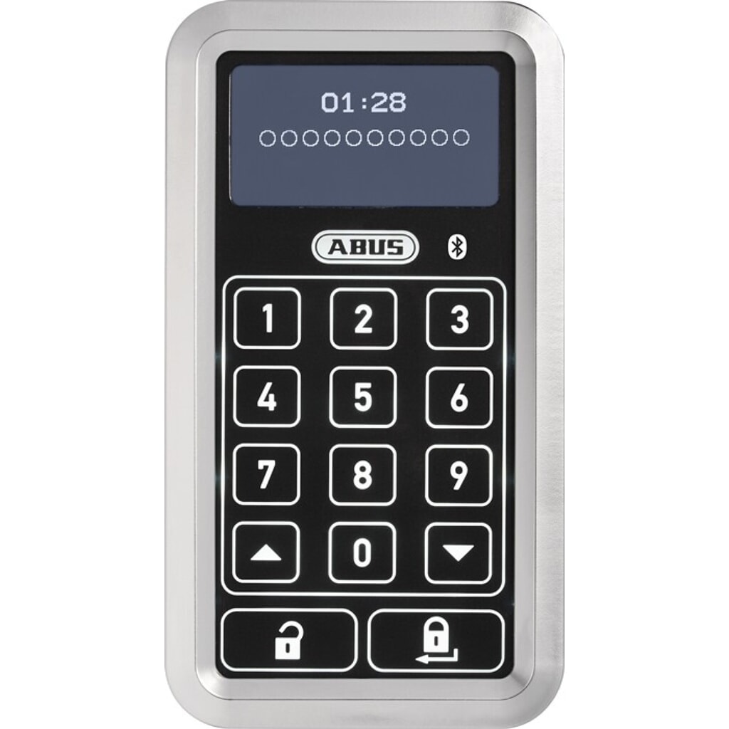 Produktabbildung: ABUS Tastatur CFT3100 S, silber, Touch-Oberfläche