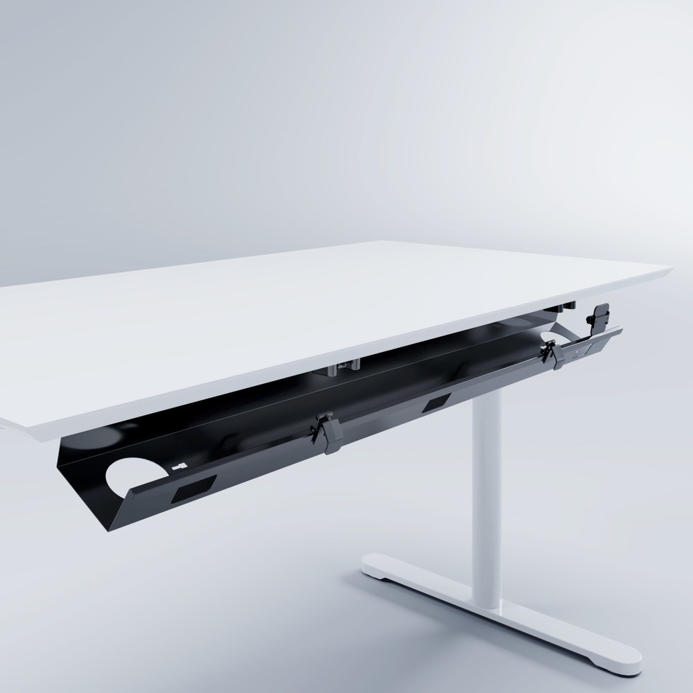 Produktabbildung Nr. 2: Actiforce Kabelwanne Click 1200 mm, weiß