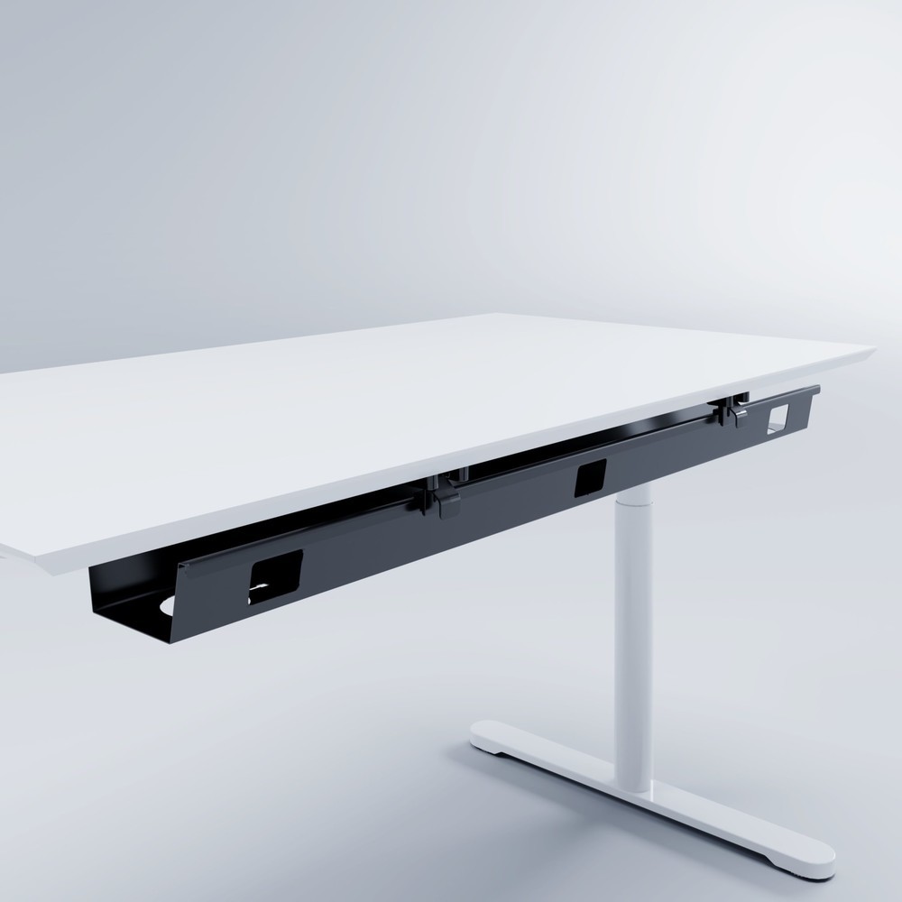 Produktabbildung Nr. 3: Actiforce Kabelwanne Click 1200 mm, weiß