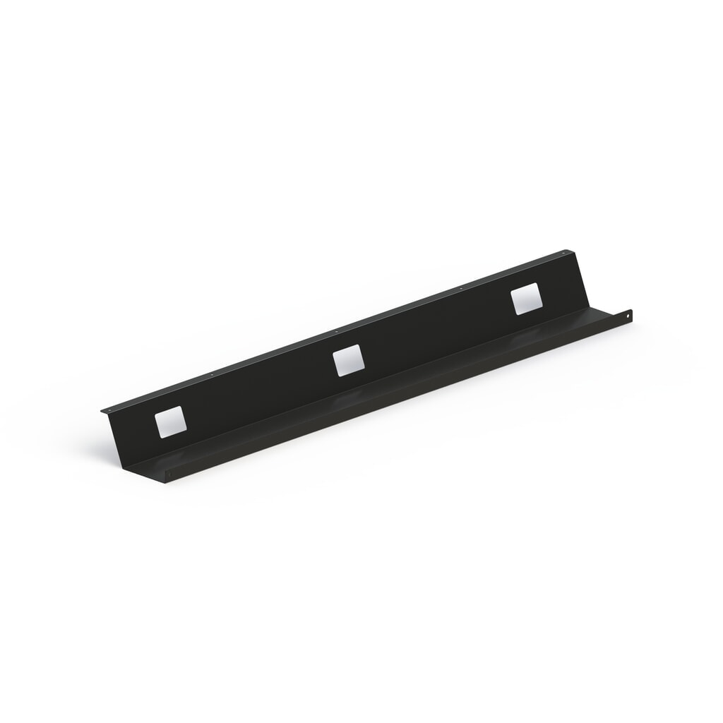 Actiforce Kabelwanne Fix, schwarz Produktabbildung: Actiforce Kabelwanne Fix, schwarz