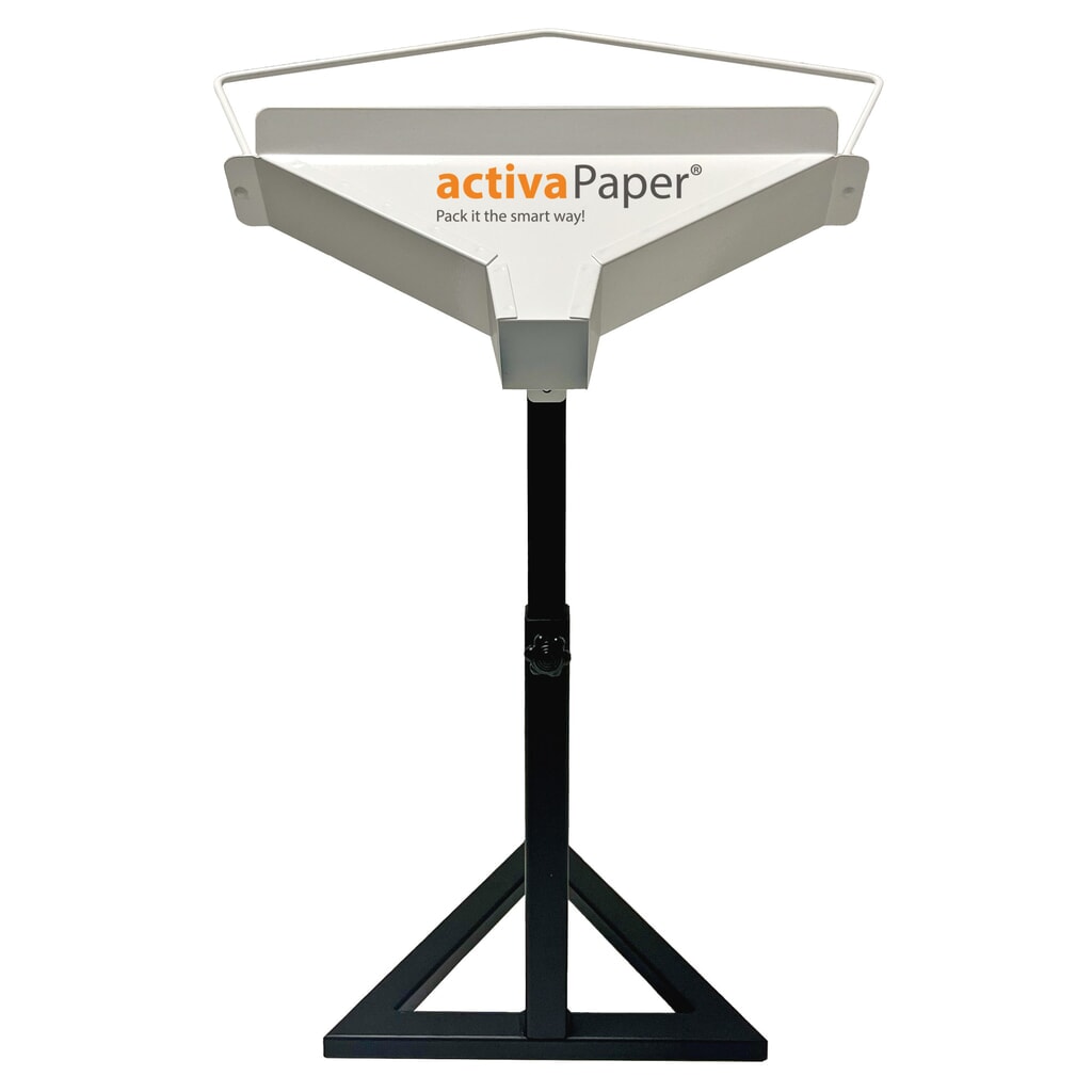 activaPaper® Papierpolstermaschine PA1000 für kleine Verpackungsmengen, manuell, Tischgerät, Faltpack von 50g² bis 70g² Produktabbildung Nr. 3: activaPaper® Papierpolstermaschine PA1000 für kleine Verpackungsmengen, manuell, Tischgerät, Faltpack von 50g² bis 70g²