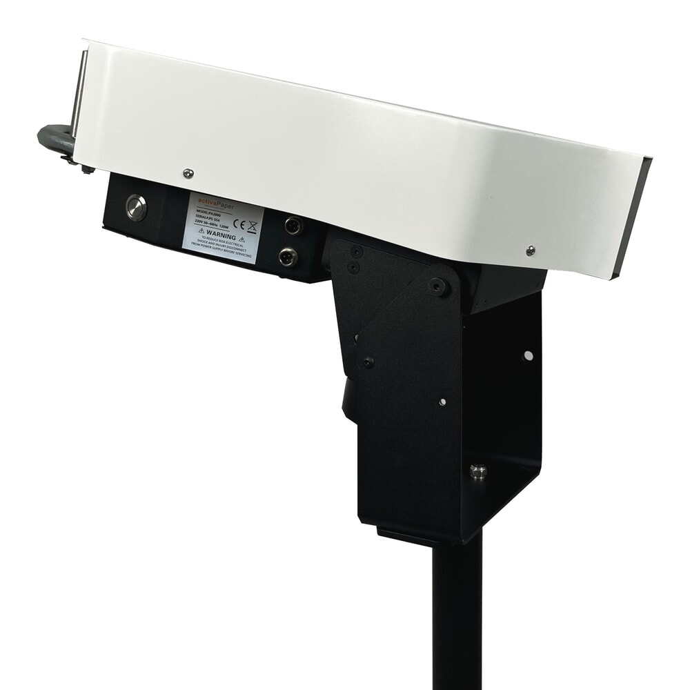 Produktabbildung Nr. 6: activaPaper® Papierpolstermaschine PA2000 für Einzel- oder Serienverpackung, elektrisch, Pedal, fahrbares Kreuz-Gestell, Faltpack von 50g² bis 70g²