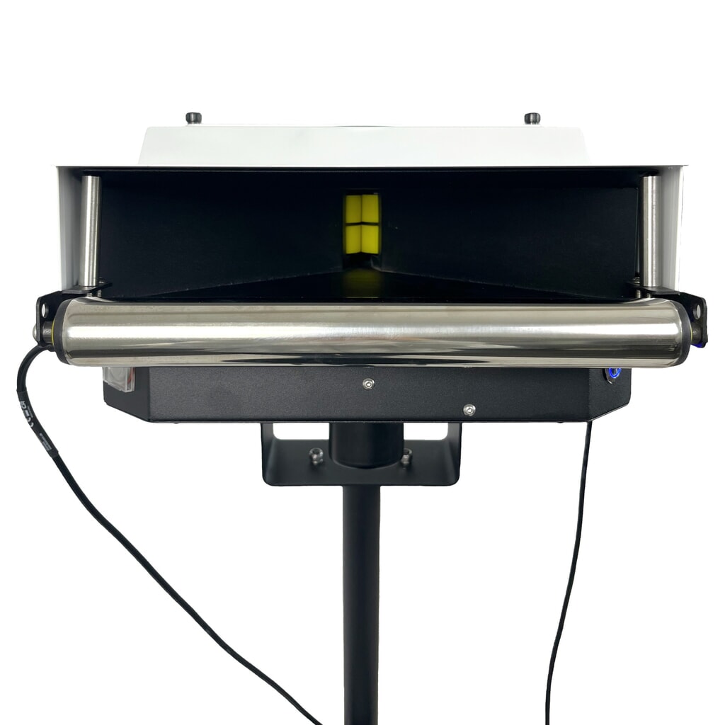 Produktabbildung Nr. 11: activaPaper® Papierpolstermaschine PA4000 für effiziente Serienverpackung, elektrisch, Pedal/Display, fahrbares Kreuz-Gestell, Faltpack von 50g² bis 70g²/Rolle bis 70g²