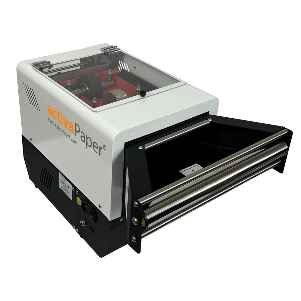 Produktabbildung Nr. 5: activaPaper® Papierpolstermaschine PA4600 für kleine bis mittlere Versandstationen, elektrisch, Pedal/Display, Faltpack von 50g² bis 70g²
