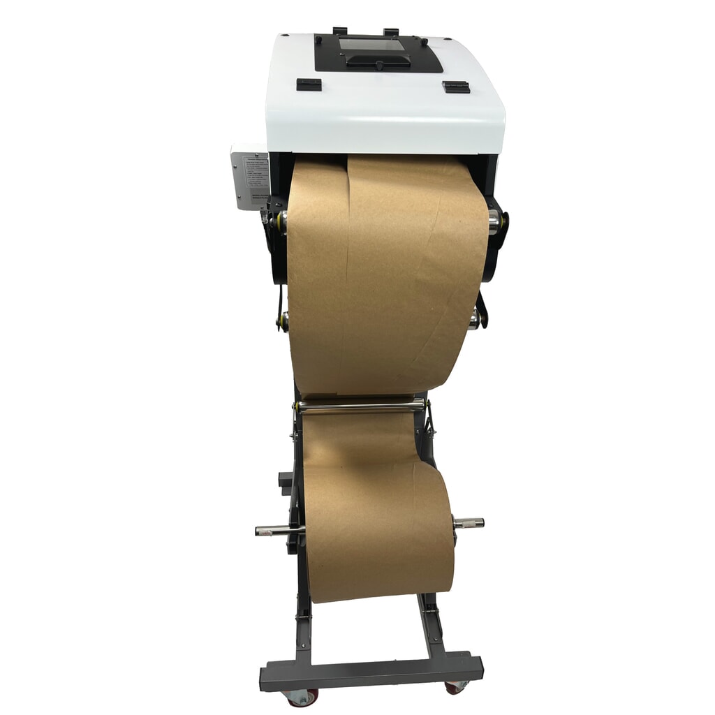 Produktabbildung Nr. 6: activaPaper® Papierpolstermaschine PA5000 für wechselnde Verpackungssituationen, elektrisch, Pedal/Touchscreen, Menge und Länge variabel einstellbar, Rolle von 70g² bis 120g²
