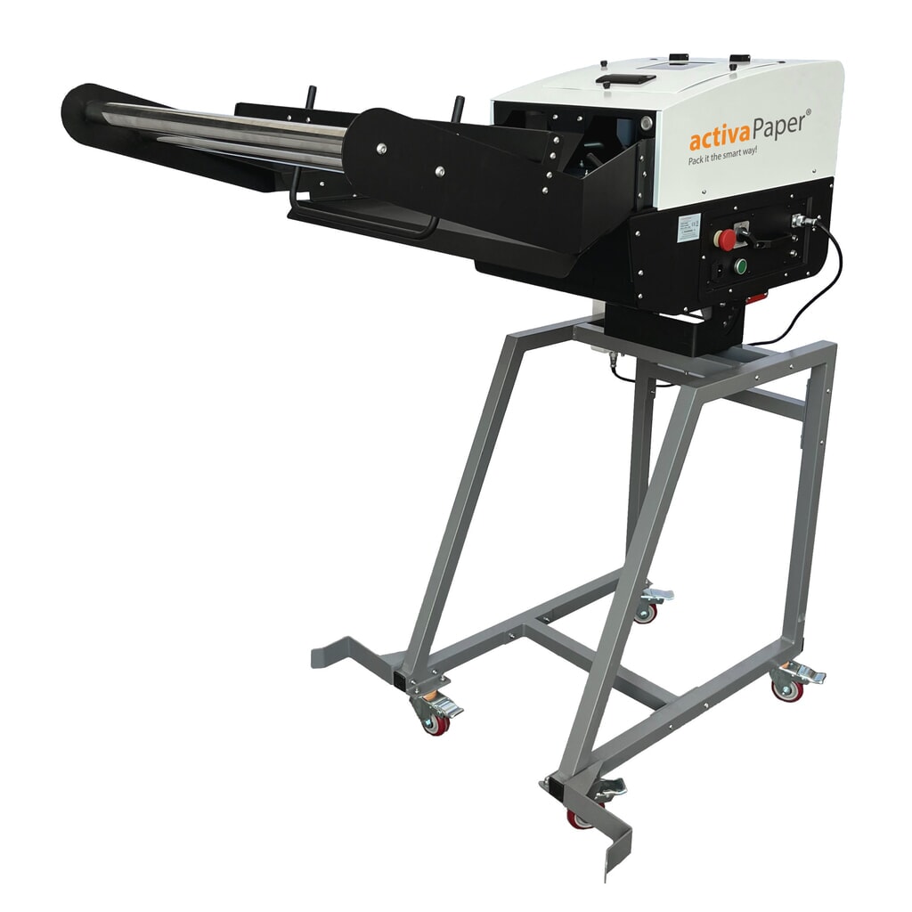 Produktabbildung Nr. 4: activaPaper® Papierpolstermaschine PA6000 für Serienverpackung und große Verpackungsmengen, elektrisch, Pedal/Touchscreen, Dauerbetrieb möglich, Palette bis 90g²/Faltpack 70g/m²