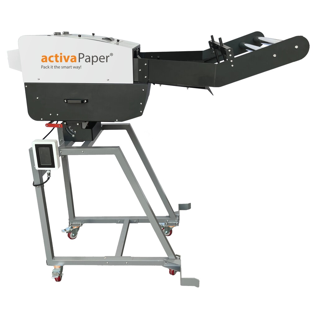 Produktabbildung Nr. 5: activaPaper® Papierpolstermaschine PA6000 für Serienverpackung und große Verpackungsmengen, elektrisch, Pedal/Touchscreen, Dauerbetrieb möglich, Palette bis 90g²/Faltpack 70g/m²