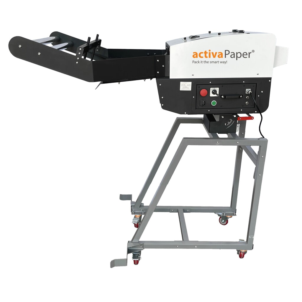 activaPaper® Papierpolstermaschine PA6000 für Serienverpackung und große Verpackungsmengen, elektrisch, Pedal/Touchscreen, Dauerbetrieb möglich, Palette bis 90g²/Faltpack 70g/m² Produktabbildung Nr. 6: activaPaper® Papierpolstermaschine PA6000 für Serienverpackung und große Verpackungsmengen, elektrisch, Pedal/Touchscreen, Dauerbetrieb möglich, Palette bis 90g²/Faltpack 70g/m²