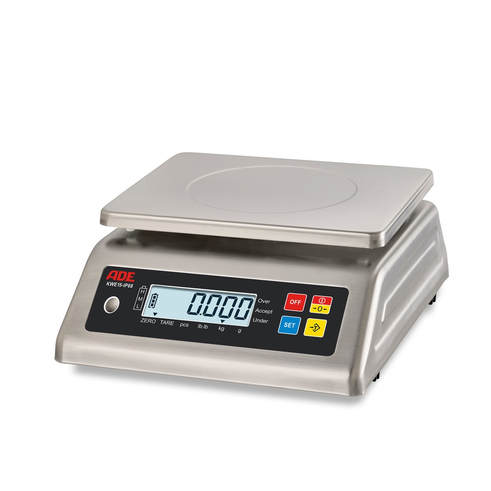 Produktabbildung: ADE Edelstahlwaage KWE15-IP68