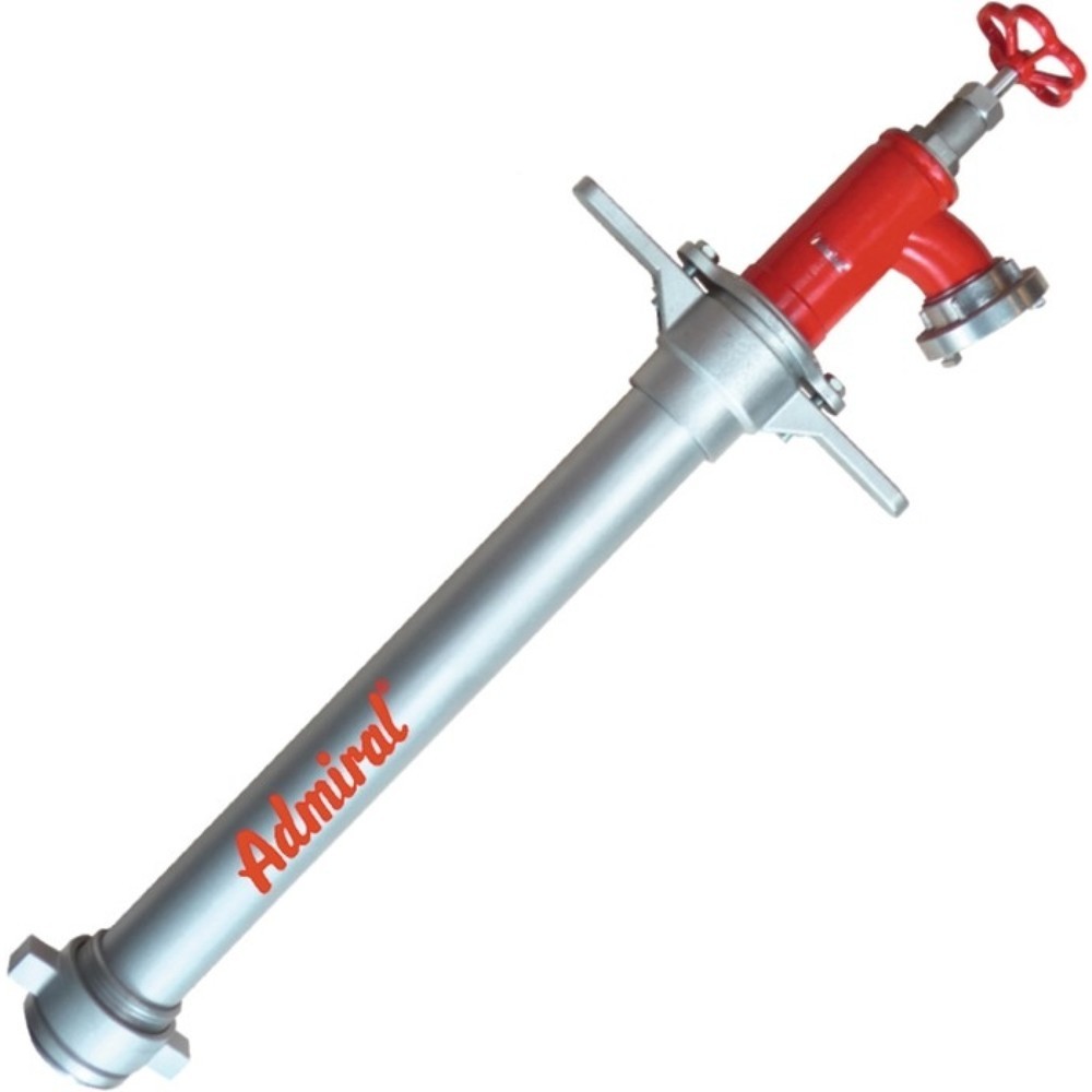 Produktabbildung: ADMIRAL Hydrantenstandrohr STORZ, DN 80, Aluminium, 1 x C-Abgang, 1 Ventil