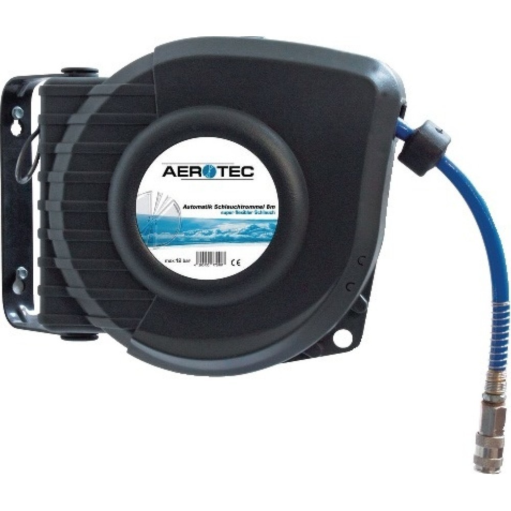 Produktabbildung: AEROTEC Druckluftschlauchtrommel Aero 8 Autom.ID 9,5mm AD 13,5mm L.8m