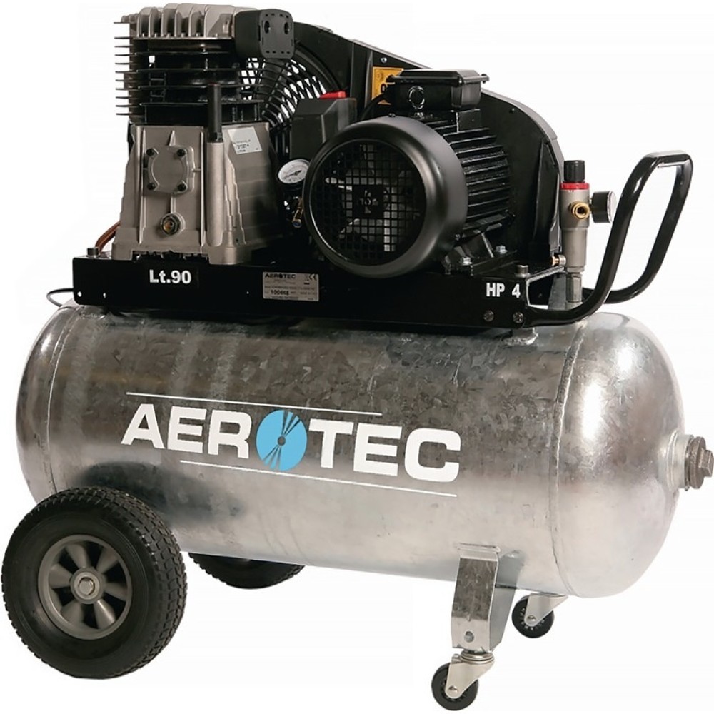 Produktabbildung: AEROTEC Kompressor Aerotec 600-90 Z verzinkt, 600 l/min 10 bar, 3 kW 400 V50 Hz