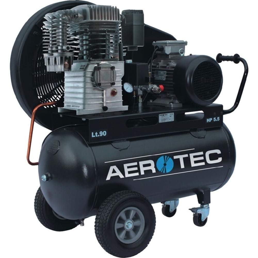 Produktabbildung: AEROTEC Kompressor Aerotec 780-90, 4 kW 400 V50 Hz, 780 l/min 10 bar, 90 l