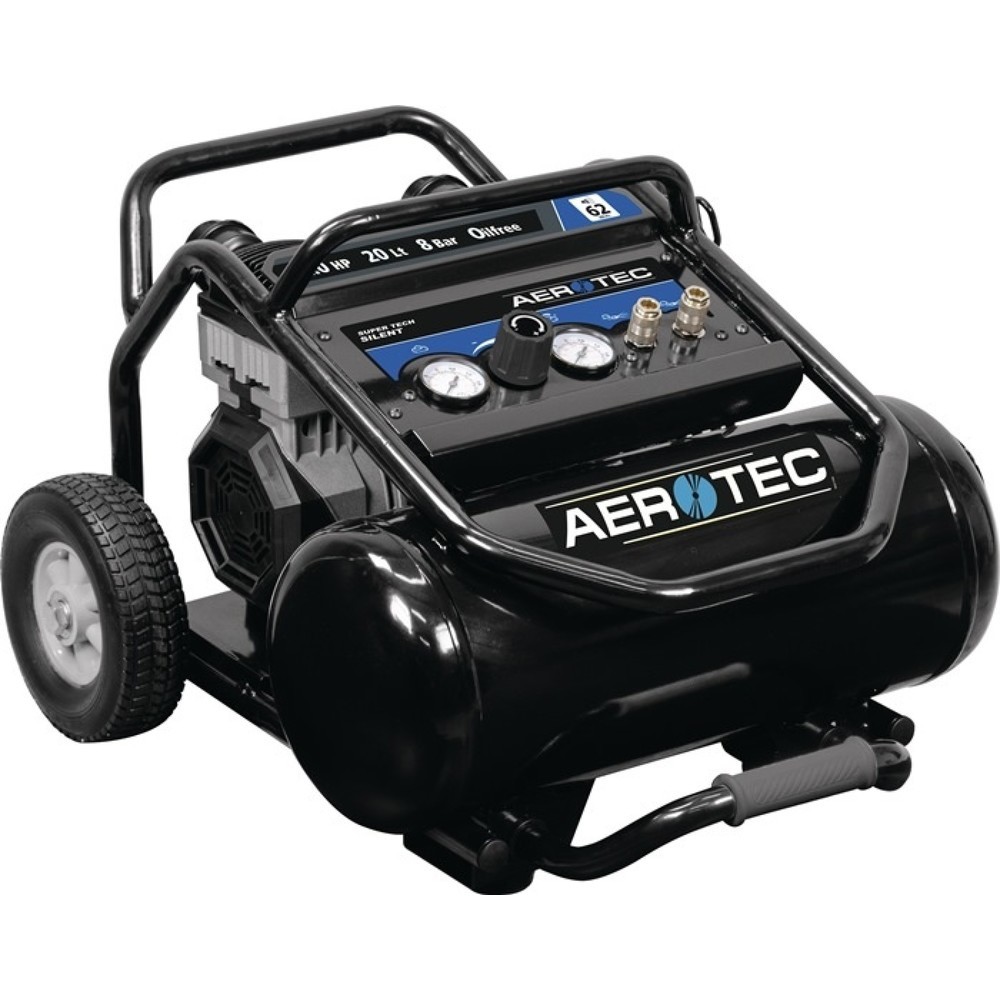 Produktabbildung: AEROTEC Kompressor Aerotec SUPERTECH Silent, 1,5 kW 230 V50 Hz, 240 l/min 8 bar, 20 l