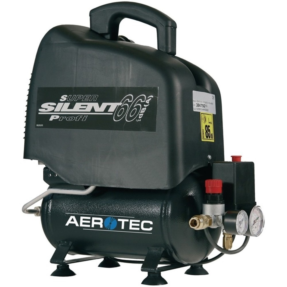Produktabbildung: AEROTEC Kompressor Aerotec Vento Silent 6, 0,7 kW 230 V50 Hz, 110 l/min 8 bar, 6 l