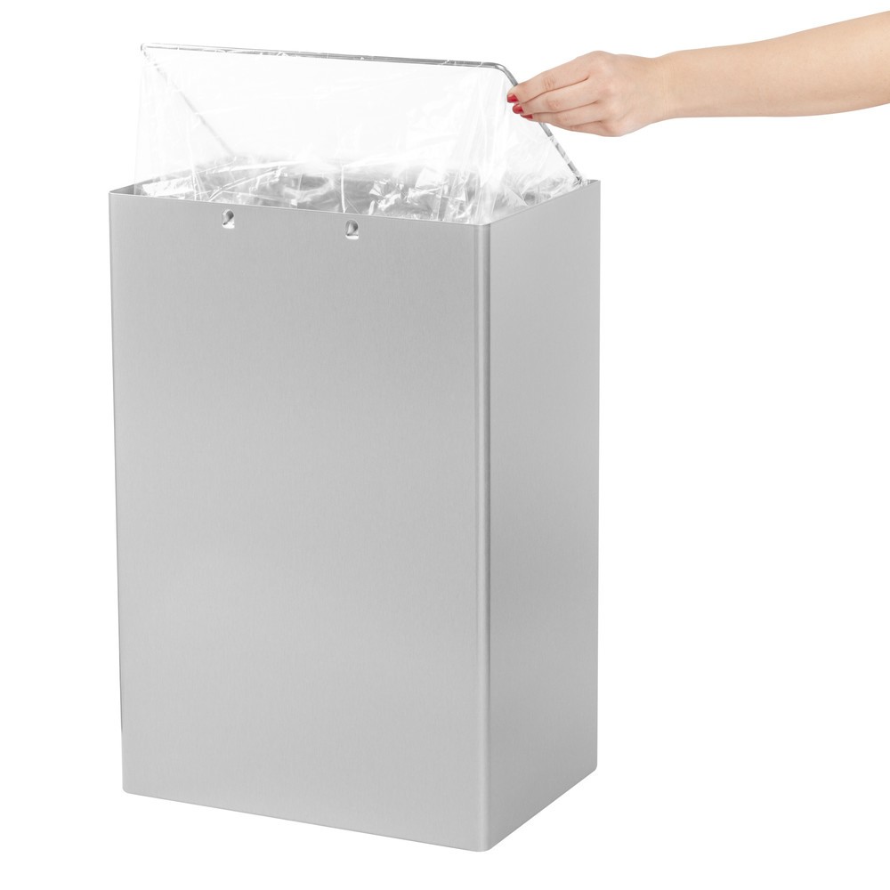 Produktabbildung Nr. 3: Air-Wolf Abfallbehälter 50 Liter Volumen Edelstahl gebürstet