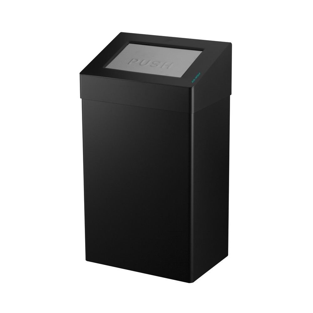 Produktabbildung: Air-Wolf Abfallbehälter 50 Liter Volumen Schwarz
