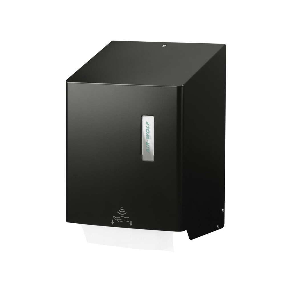 Produktabbildung: Air-Wolf Automatischer Papierhandtuchspender Schwarz