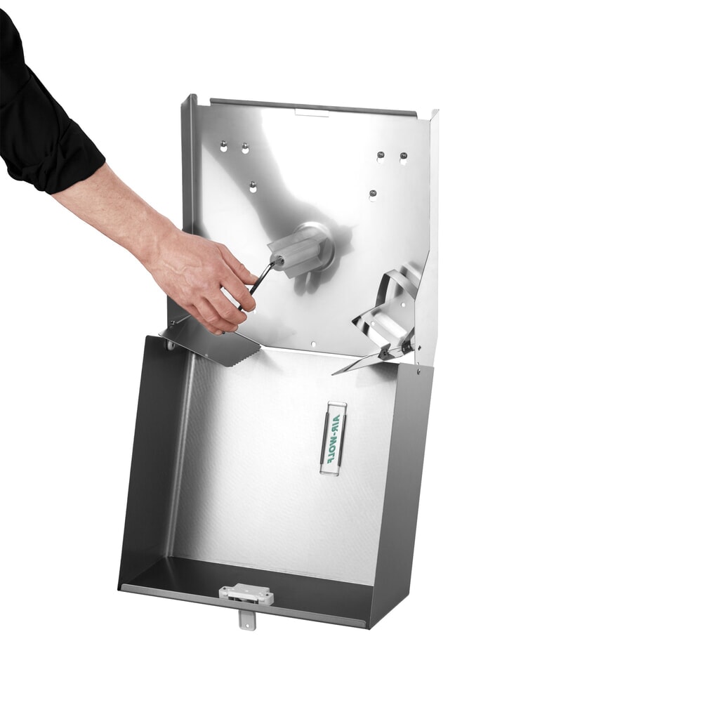 Produktabbildung Nr. 5: Air-Wolf Duplex-Rollenspender Edelstahl gebürstet