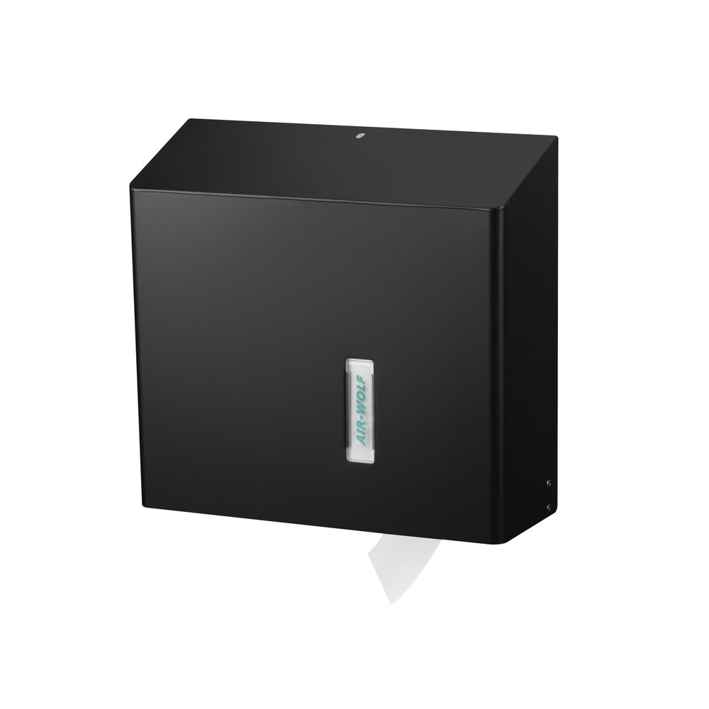 Produktabbildung: Air-Wolf Duplex-Rollenspender Schwarz