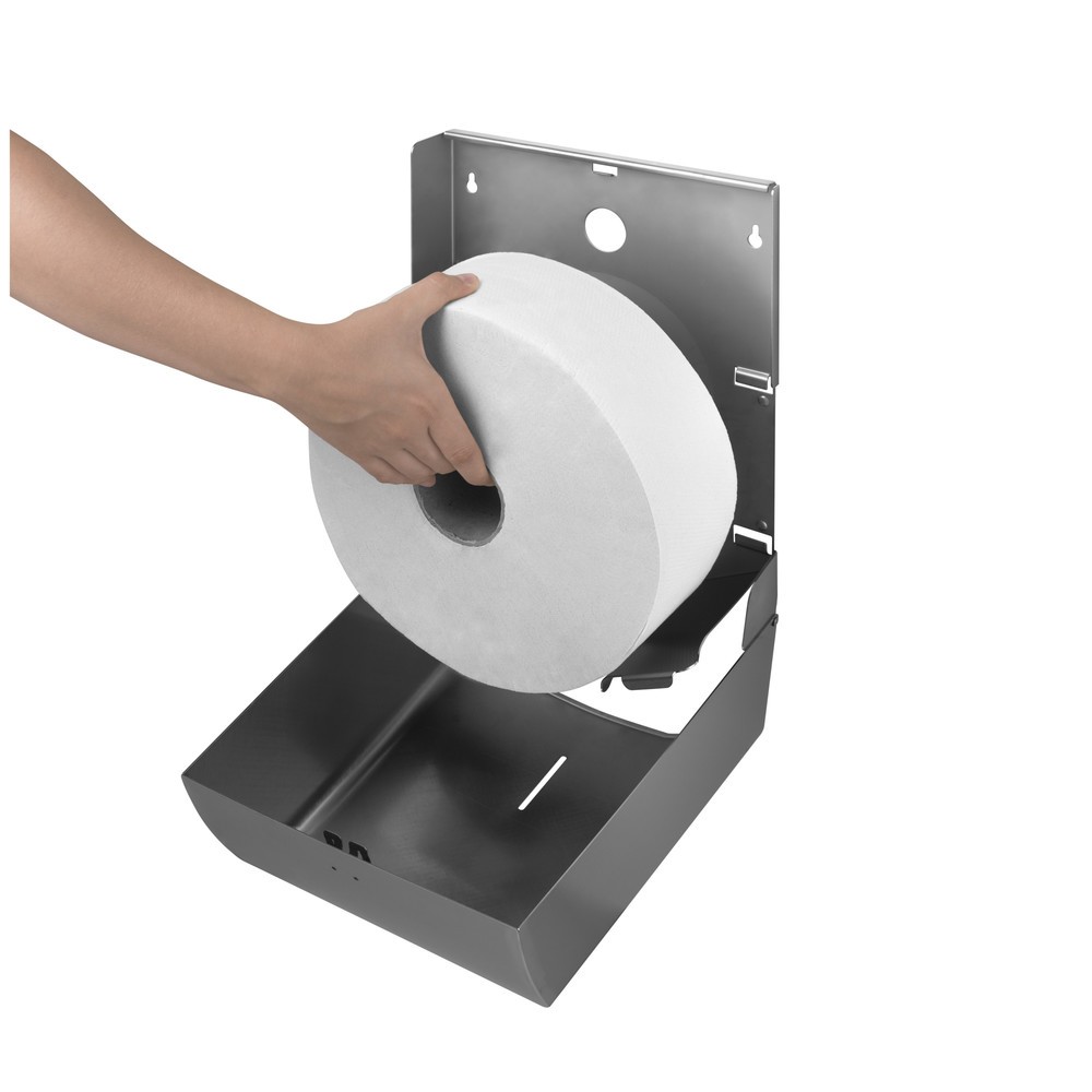Produktabbildung Nr. 2: Air-Wolf Großrollenspender für 1 Großrolle Edelstahl gebürstet