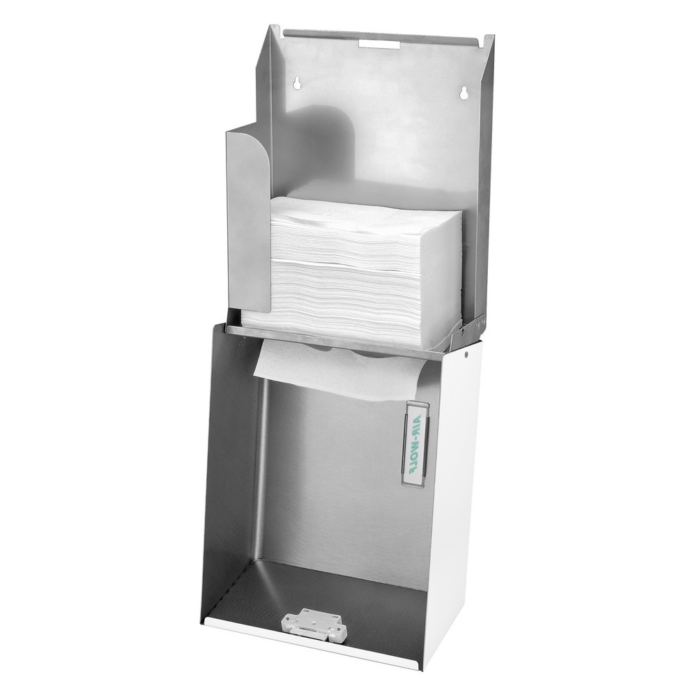Produktabbildung Nr. 2: Air-Wolf Papierhandtuchspender für ca. 500 Papierhandtücher Serie Omega Weiß