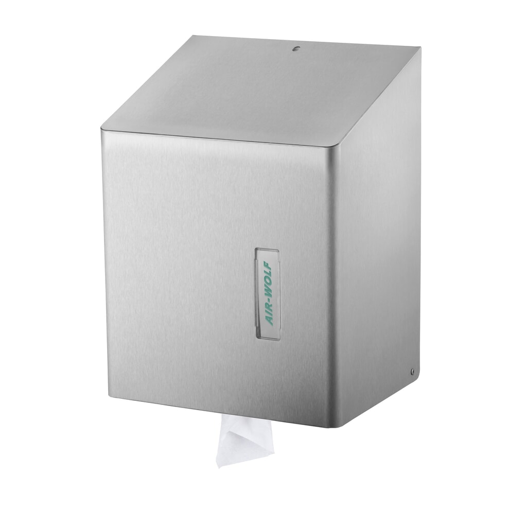 Air-Wolf Rollenhandtuchspender Edelstahl gebürstet Produktabbildung: Air-Wolf Rollenhandtuchspender Edelstahl gebürstet