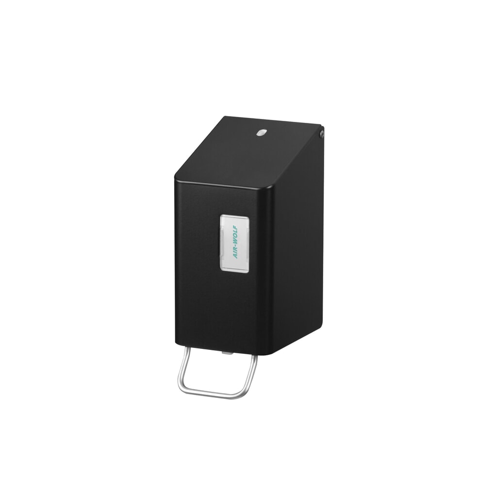 Produktabbildung: Air-Wolf Seifen- und Desinfektionsmittelspender für 250 ml Schwarz