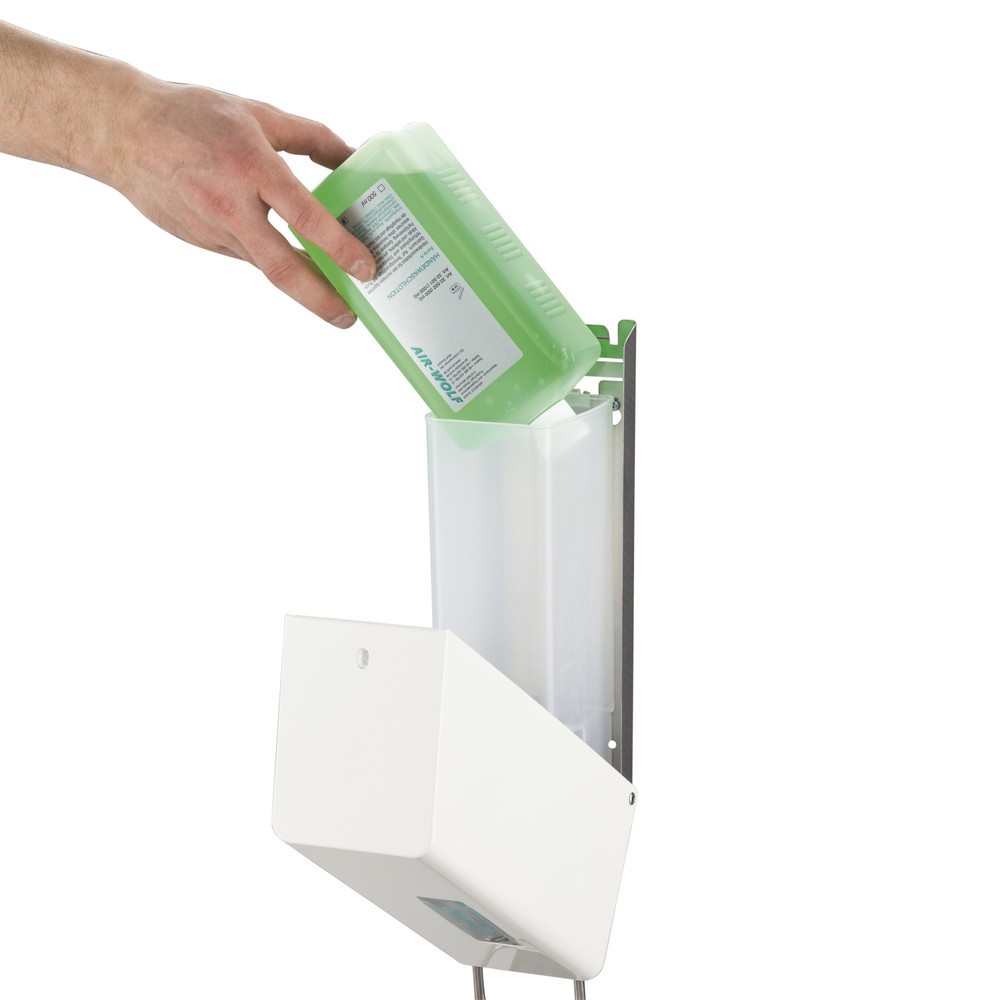 Produktabbildung Nr. 3: Air-Wolf Seifen- und Desinfektionsmittelspender für 1200 ml Händewaschlotion bzw. Desinfektionsmittel