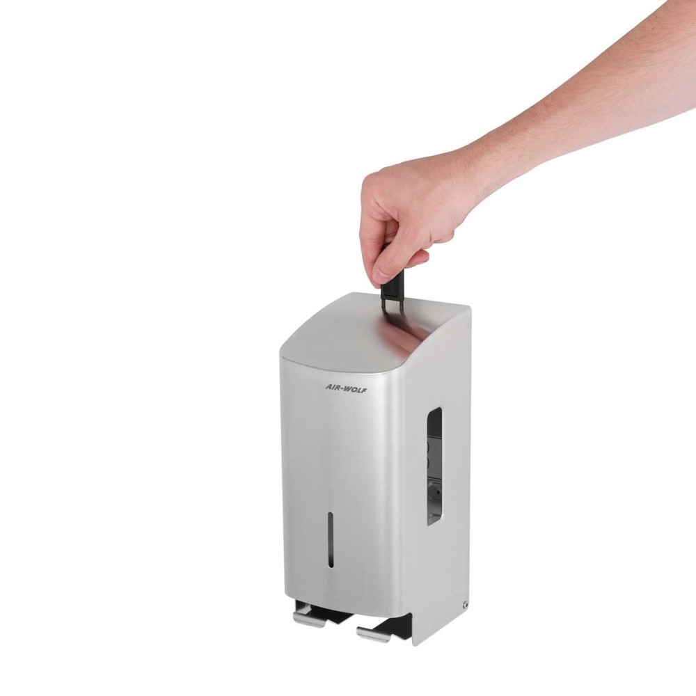 Produktabbildung Nr. 7: Air-Wolf Toilettenpapierspender für 2 Haushaltsrollen Gebürstet